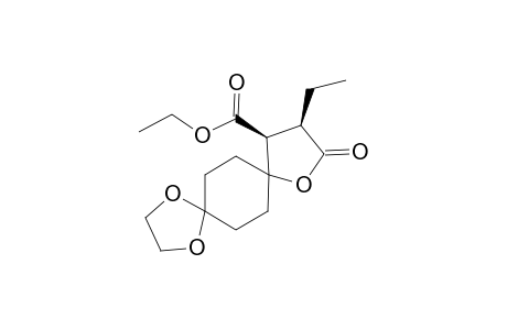 cis-4,4-(Ethylenedioxy)cyclohexanespro-4'-[3'-(ethoxycarbonyl)-2'-ethyl-4'-butanolide]