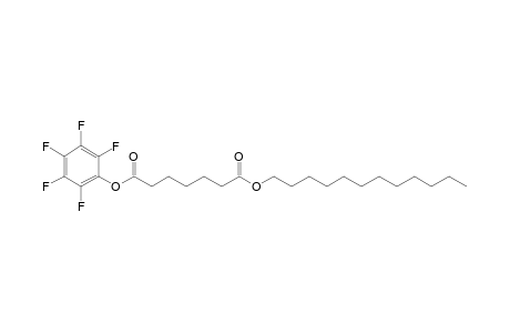 Pimelic acid, pentafluorophenyl dodecyl ester