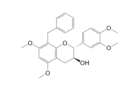 (2R,3S)-8-Benzyl-5,7,3',4'-tetra-O-methylcatechin