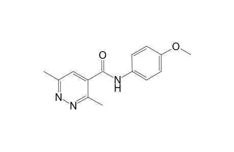 N(4-Methoxyphenyl)-3,6-dimethyl-4-pyridazinecarboxamide