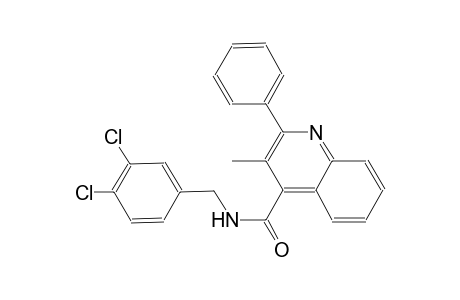 N-(3,4-dichlorobenzyl)-3-methyl-2-phenyl-4-quinolinecarboxamide