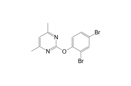 pyrimidine, 2-(2,4-dibromophenoxy)-4,6-dimethyl-