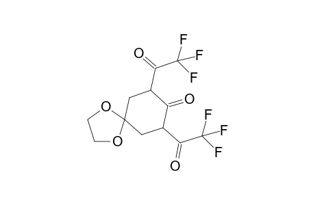 7,9-Bis(trifluoroacetyl)-1,4-dioxaspiro[4.5]decan-8-one