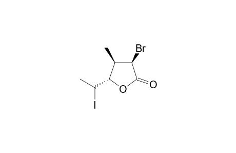 (3R,4R,5S)-3-bromo-5-(1-iodoethyl)-4-methyloxolan-2-one