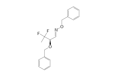 (R,E)-2-(BENZYLOXY)-3,3-DIFLUOROBUTANAL-O-BENZYLOXIME