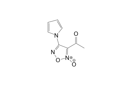 1-(2-oxido-4-pyrrol-1-yl-1,2,5-oxadiazol-2-ium-3-yl)ethanone