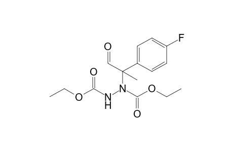 Ethyl N-(ethoxycarbonylamino)-N-[1-(4-fluorophenyl)-1-methyl-2-oxo-ethyl]carbamate