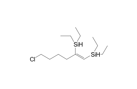 (Z)-(6-Chlorohex-1-ene-1,2-diyl)bis(diethylsilane)