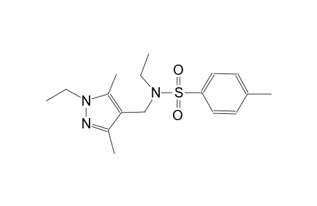 benzenesulfonamide, N-ethyl-N-[(1-ethyl-3,5-dimethyl-1H-pyrazol-4-yl)methyl]-4-methyl-