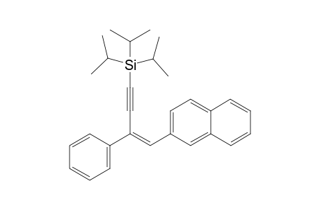 (Z)-Triisopropyl(4-(naphthalen-2-yl)-3-phenylbut-3-en-1-yn-1-yl)silane