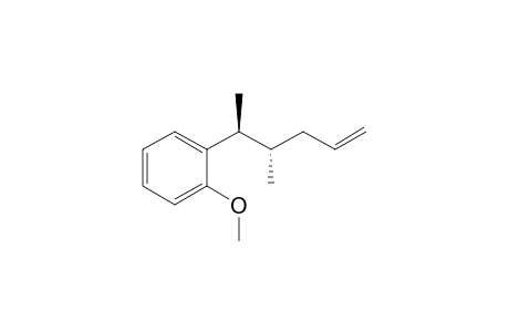 syn-1-(1,2-Dimethyl-4-pentenyl)-2-methoxybenzene