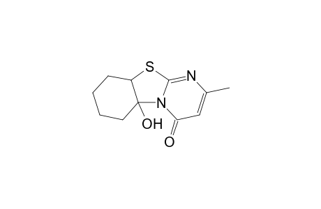 5a-Hydroxy-2-methyl-5a,6,7,8,9,9a-hexahydro-4H-pyrimido[2,1-b]benzothiazol-4-one