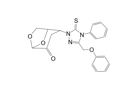 (1R,2R,5S)-2-(3-(phenoxymethyl)-4-phenyl-5-thioxo-4,5-dihydro-1H-1,2,4-triazol-1-yl)-6,8-dioxabicyclo[3.2.1]octan-4-one