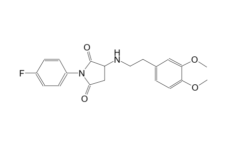 3-{[2-(3,4-dimethoxyphenyl)ethyl]amino}-1-(4-fluorophenyl)-2,5-pyrrolidinedione