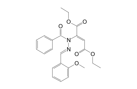 Diethyl 2-[(E)-1-Benzoyl-2-(2-methoxybenzylidene)hydrazinyl]fumarate