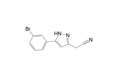 3-Cyanomethyl-5-(3'-bromophenyl)pyrazole