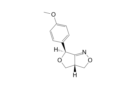 trans-3a,4-Dihydro-6-(4-methoxyphenyl)-3H,6H-furo[3,4-c]isoxazole