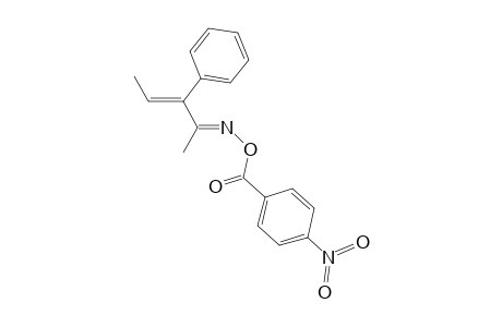 3-Penten-2-one, 3-phenyl-, o(4-nitrobenzoyl)oxime