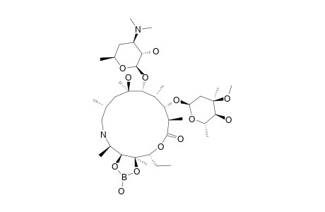 9-DEOXO-9A-AZA-9A-HOMOERYTHROMYCIN-A-HYDROGENBORATE
