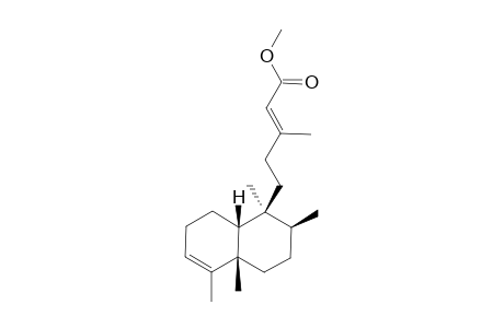 METHYL-(-)-(5S,8S,9S,10R)-CLERODA-3,13E-DIEN-15-OATE