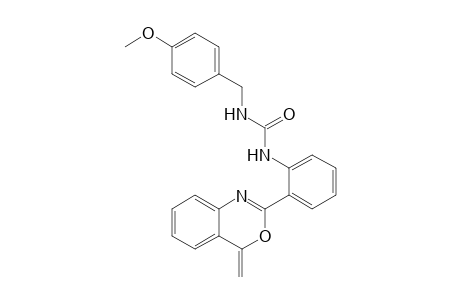 1-(4-Methoxybenzyl)-3-[2-(4-methylene-4H-benzo[d][1,3]oxazin-2-yl)phenyl]urea