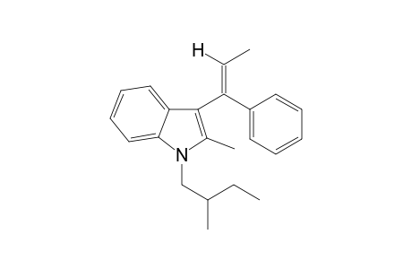 1-(2-Methylbutyl)-2-methyl-3-(1-phenyl-1-propen-1-yl)-1H-indole I