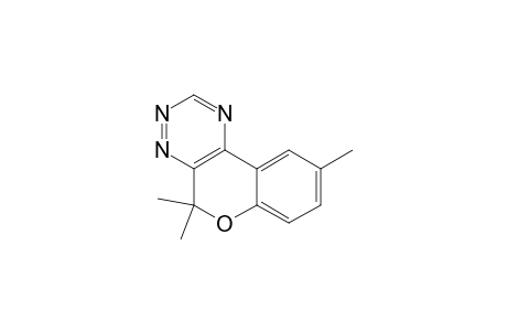 5,5,9-trimethylchromeno[4,3-e][1,2,4]triazine