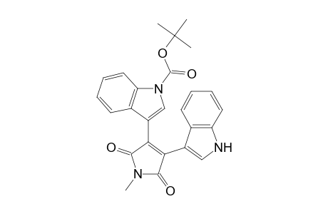 3-[4-(1H-indol-3-yl)-1-methyl-2,5-dioxo-3-pyrrolyl]-1-indolecarboxylic acid tert-butyl ester
