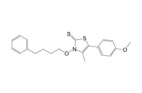 N-(4-Phenyl-1-butoxy)-5-(p-methoxyphenyl)-4-(methyl)thiazole-2(3H)-thione