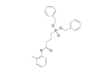 DIBENZYL-3-(ORTHO-TOLYLCARBAMOYL)-PROPYLPHOSPHONATE