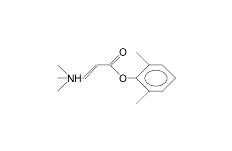 ([E]-2-(2,6-Dimethyl-phenoxycarbonyl)-vinyl)-trimethylammonium cation