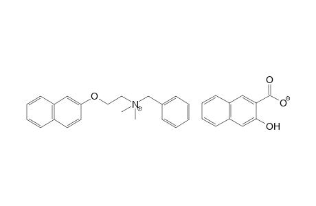 benzyldimethyl{2-[(2-naphthyl)oxy]ethyl]ammonium 3-hydroxy-2-naphthoate