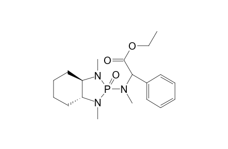 Ethyl (trans)-.alpha.-[methyl(octahydro-1',3'-dimethyl-2'-oxido-1',3',2'-benzodiazophosphol-2'-yl)amino]benzeneacetate