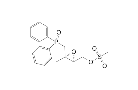 [(2S,3S)-3-(diphenylphosphorylmethyl)-3-methyl-oxiran-2-yl]methyl methanesulfonate