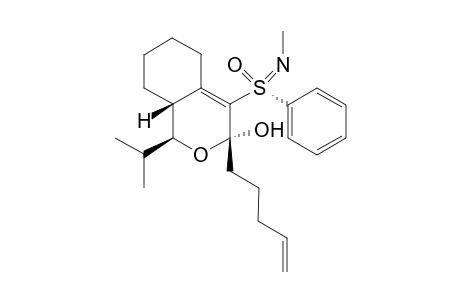 (1S,3R,8aR)-1-Isopropyl-3-(pent-4-enyl)-4-[(S)-N-methyl-S-phenyl-sulfonimidoyl)]-3,5,6,7,8,8a-hexahydro-1H-isochromen-3-ol
