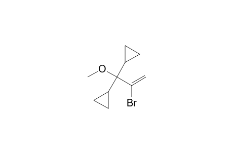 2-Bromo-3,3-dicyclopropyl-3-methoxypropene