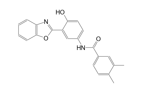 benzamide, N-[3-(2-benzoxazolyl)-4-hydroxyphenyl]-3,4-dimethyl-