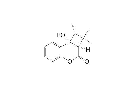 3H-Benzo[b]cyclobuta[d]pyran-3-one, 1,2,2a,8b-tetrahydro-8b-hydroxy-1,2,2-trimethyl-, (1.alpha.,2a.alpha.,8b.alpha.)-(.+-.)-