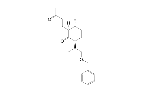 (2S,3R,6S)-6-[2-(benzyloxy)-1-methyl-ethyl]-2-(3-ketobutyl)-3-methyl-cyclohexan-1-one
