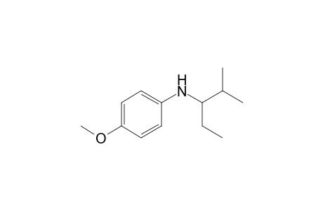 N-[1-Ethyl-2-methylpropyl]-N-(4-methoxyphenyl)amine