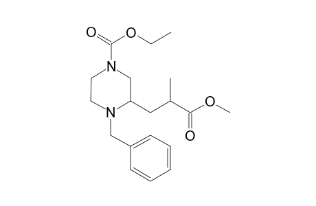 Methyl 2-methyl-3-[3-(4-benzoyl-1-ethoxycarbonylpiperazino)]propanoate