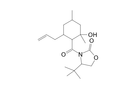 3-(6-Allyl-2-hydroxy-2,4-dimethyl-cyclohexanecarbonyl)-4-tert-butyl-oxazolidin-2-one