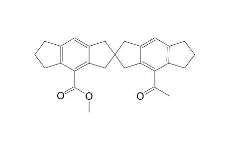 4-Acetyl-6,6'-spirobi[2,3,5,7-tetrahydro-1H-s-indacene]-4'-carboxylic acid methyl ester
