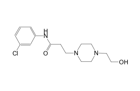 N-(3-Chlorophenyl)-3-[4-(2-hydroxyethyl)-1-piperazinyl]propanamide