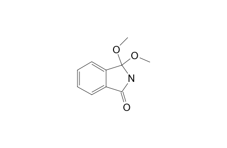 3,3-DIMETHOXYISOINDOL-1-ONE