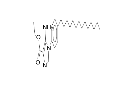 ethyl 1-(4-tetradecylphenyl)-5-aminoimidazole-4-carboxylate
