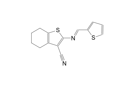 2-{[(E)-2-thienylmethylidene]amino}-4,5,6,7-tetrahydro-1-benzothiophene-3-carbonitrile