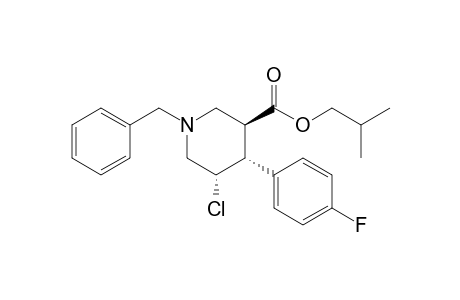 Isobutyl (3S,4R,5S)-1-Benzyl-5-chloro-4-(4-fluorophenyl)piperidine-3-carboxylate