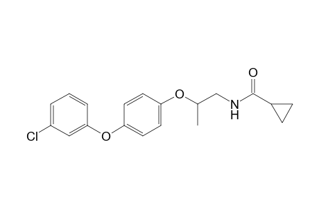 Cyclopropanecarboxamide, N-[2-[4-(3-chlorophenoxy)phenoxy]propyl]-
