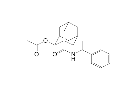 Acetic acid, 1-(1-phenylethylcarbamoyl)adamantan-2-yl ester